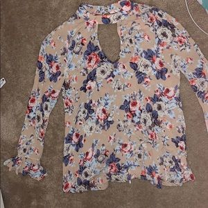 Altard State Creme long sleeve Top